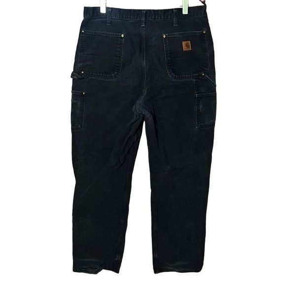 Carhartt Distressed Double Knee Dungaree Fit Pants 36X36 - Picture 4 of 7